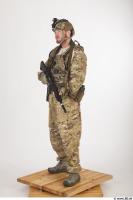 Soldier in American Army Military Uniform 0089